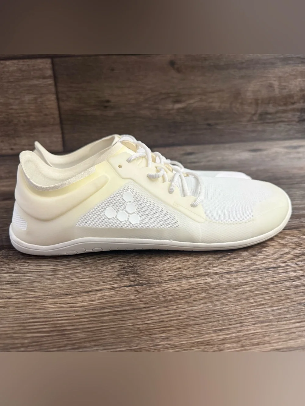 Vivobarefoot Primus Lite III White/Cream Mesh Barefoot Sneakers Euro 43L